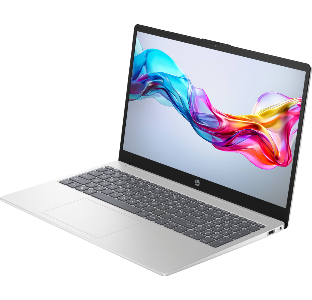 Natürliches Silber HP 15-fd1053ng Notebook - Intel® Core™ 3-100U - 8GB - 512GB - Intel® Arc.2