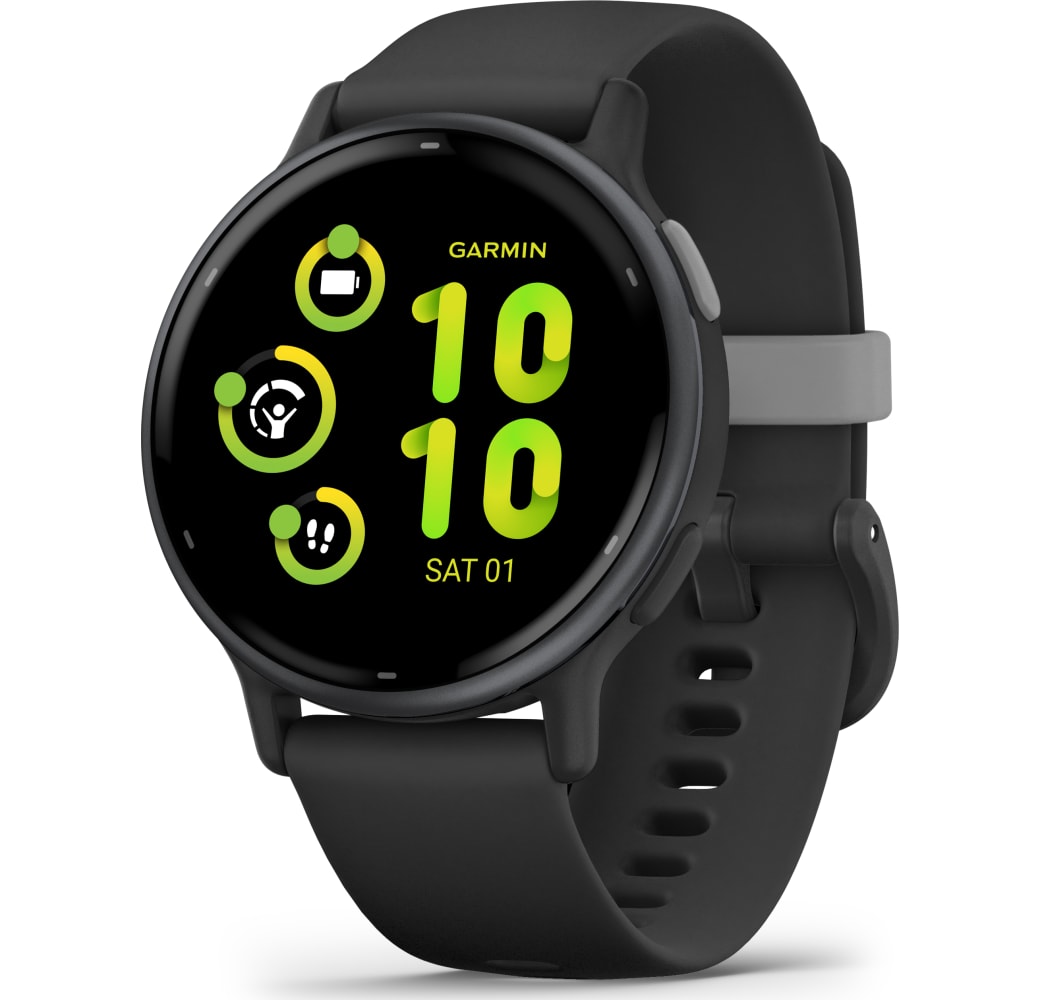 Negro Reloj inteligente Garmin vívoactive® 5, caja de Aluminio, 42 mm.1