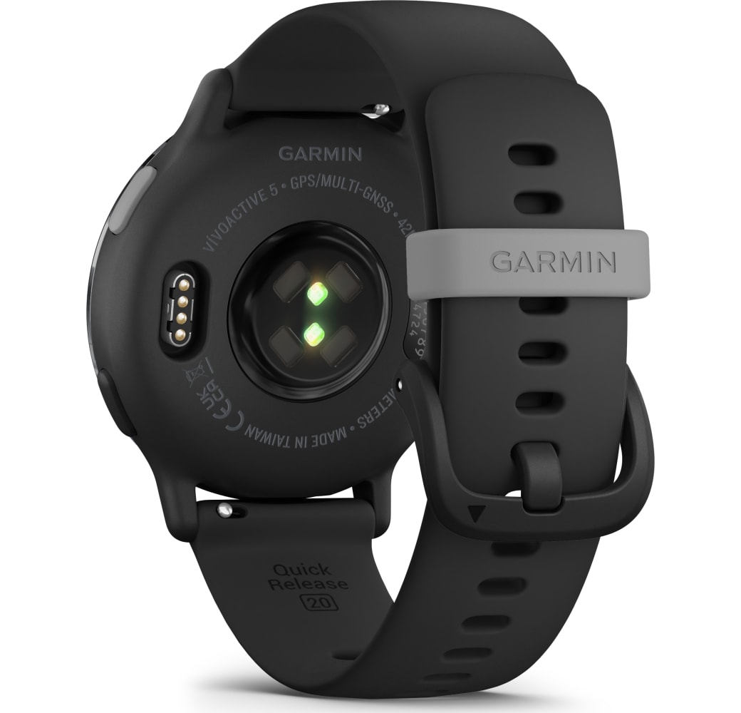 Negro Reloj inteligente Garmin vívoactive® 5, caja de Aluminio, 42 mm.3