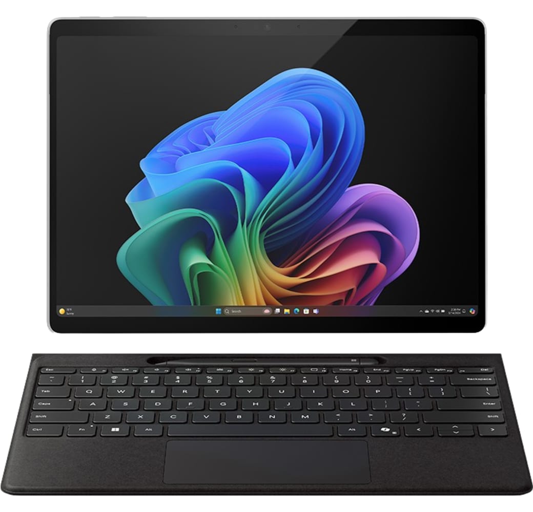 Platinum Microsoft Surface Pro (OLED) – Copilot+ PC – 13” OLED touchscreen – Snapdragon® X Elite – 16GB – 1TB SSD – Device only – (Latest Model, 11th Edition).2