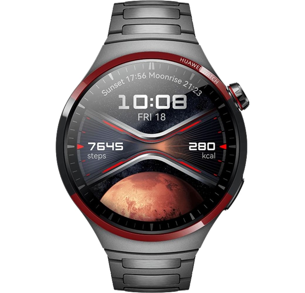 Dunkelgrau Huawei Watch 4 Pro, Titangehäuse, 46 mm.2