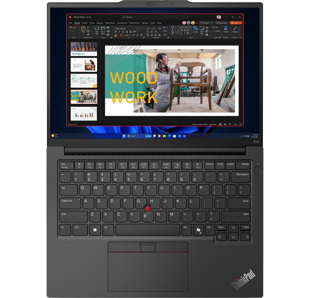 Black Lenovo ThinkPad E14 G6 Laptop - Intel® Core™ Ultra 5-125U - 8GB - 256GB - Intel® Integrated Intel® Graphics.6