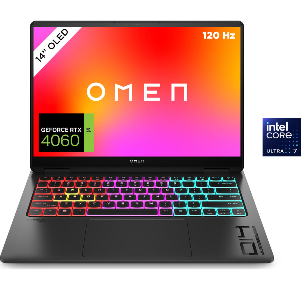 Schatten schwarz HP Omen 14-fb0073ng Gaming Notebook - Intel® Core™ Ultra 7-155H - 16GB - 1TB - NVIDIA® GeForce® RTX 4060.1