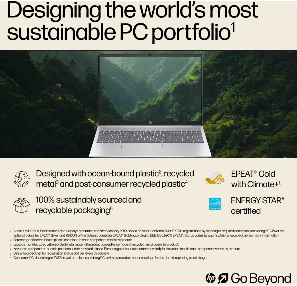 Natural Silver HP 16-ag0057ng Copilot+ Laptop - AMD Ryzen™ 5 8540U - 16GB - 1TB - AMD Radeon™ Graphics.6