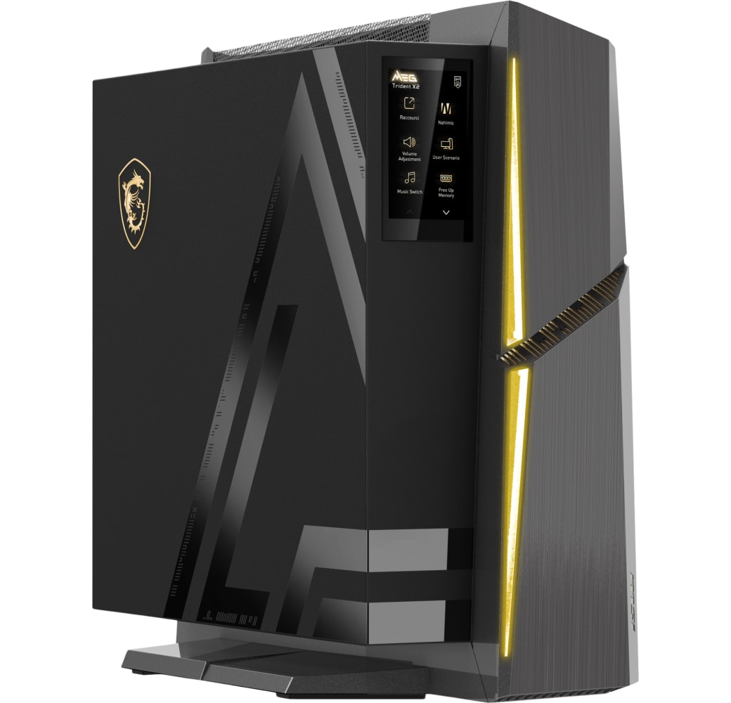 Black MSI MEG Trident X2 14NUI9-276AT Gaming Desktop - Intel® Core™ i9-14900KF - 64GB - 2TB SSD - MSI GeForce® RTX™ 4090 VENTUS.1