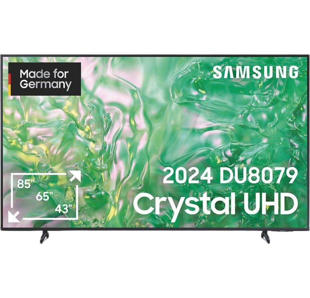 Schwarz Samsung GU43DU8079UXZG - TV 43" Crystal UHD 4K.1