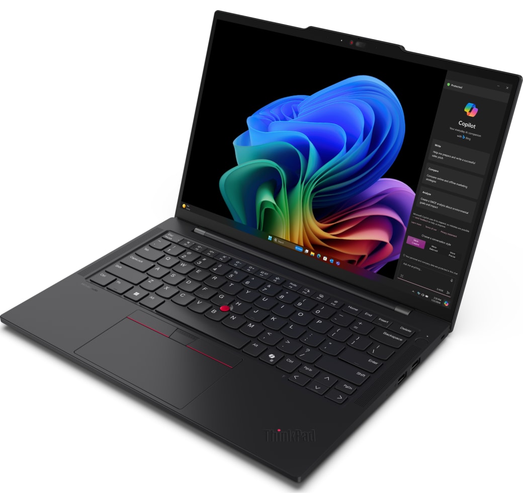 Schwarz Lenovo ThinkPad T14s Gen 6 Copilot+ PC Notebook - Qualcomm® Snapdragon X Elite - 32GB - 1TB SSD - Adreno™ Onboard Graphics.3