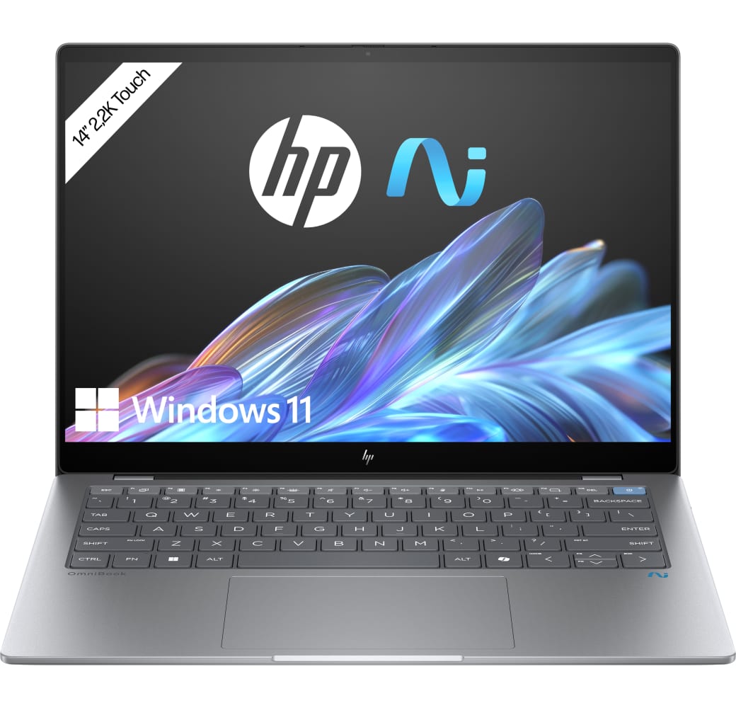 Silver HP OmniBook X 14-fe0060ng Copilot+ PC Laptop - 16GB - 1TB SSD - Qualcomm® Adreno™ Onboard Graphics.1