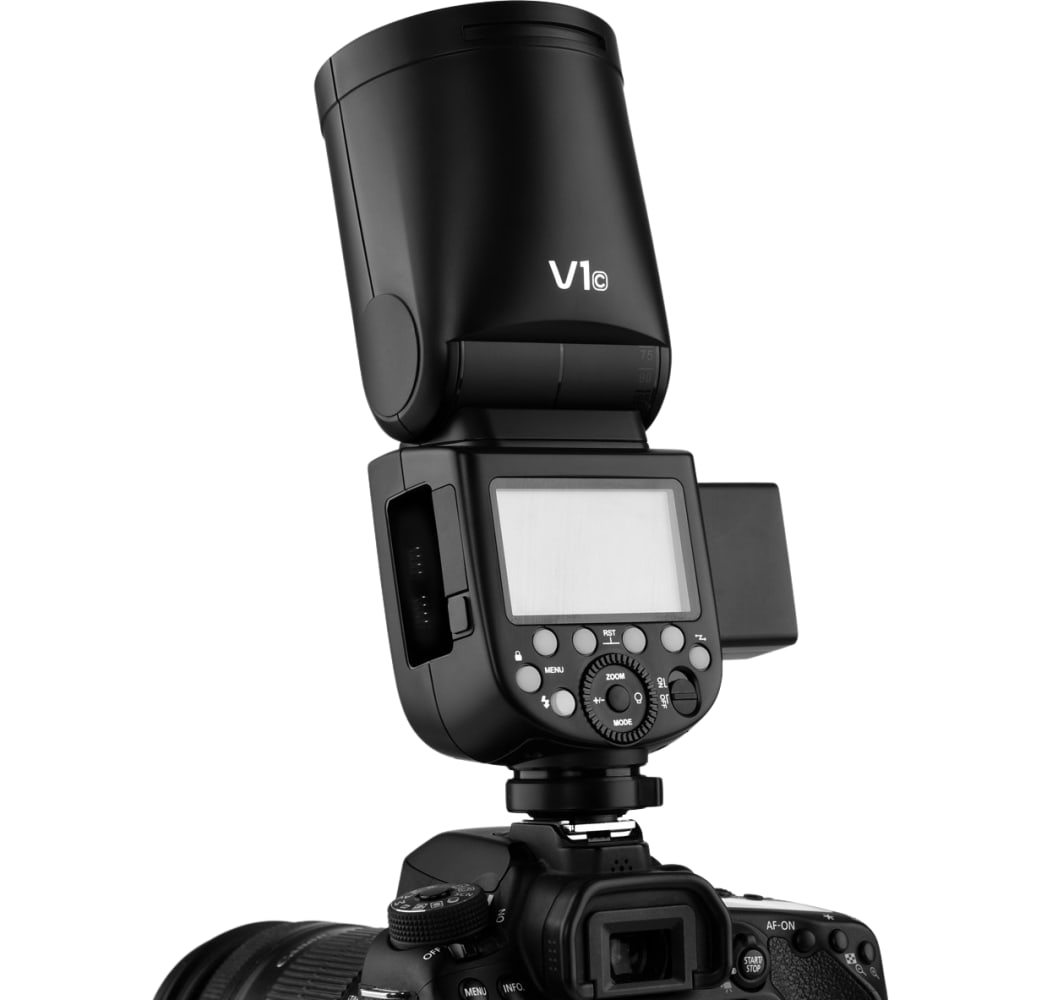 Black Godox Speedlite V1 Micro Four Thirds.3