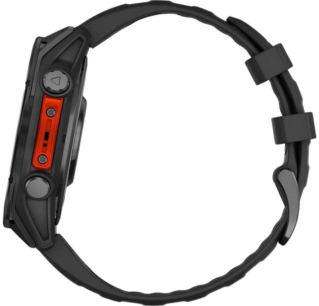 Leigrijs Garmin Fēnix® 8 smartwatch, roestvrij staal, 47 mm.3