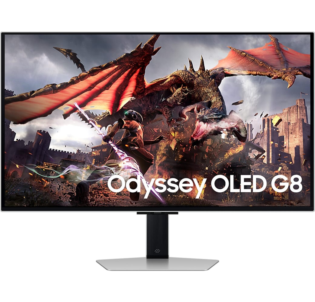 Silver Samsung - 32" OLED G80SD Gaming Monitor S32DG800SU.1