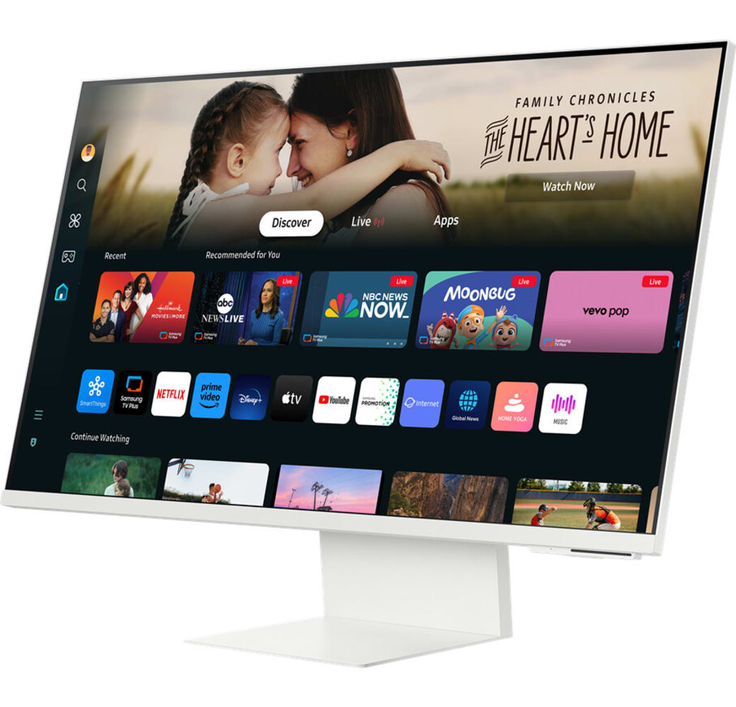 Weiß Samsung - 32" M80D Smart Monitor S32DM801UU.4