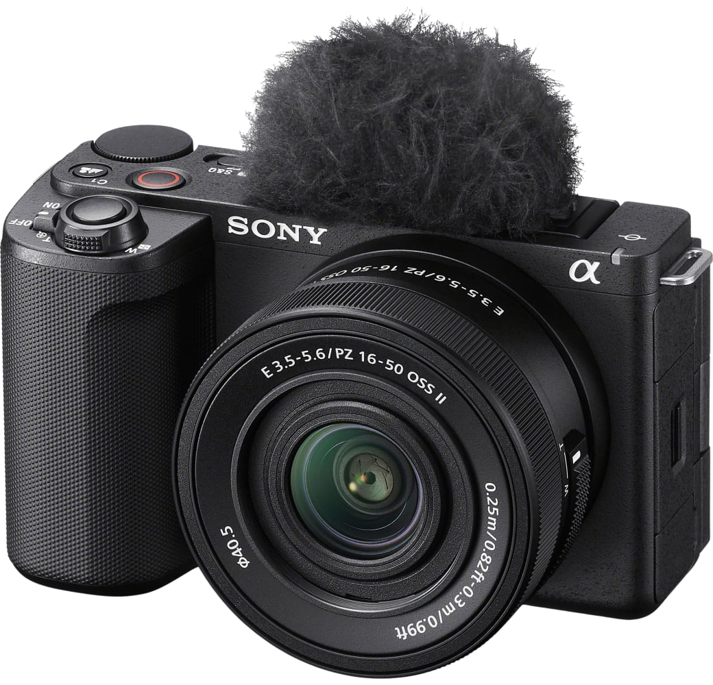 Black Sony ZV-E10 II Mirrorless Camera with 16-50mm Lens.1