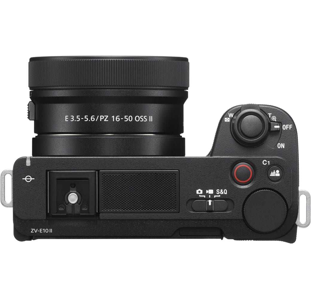 Black Sony ZV-E10 II Mirrorless Camera with 16-50mm Lens.5