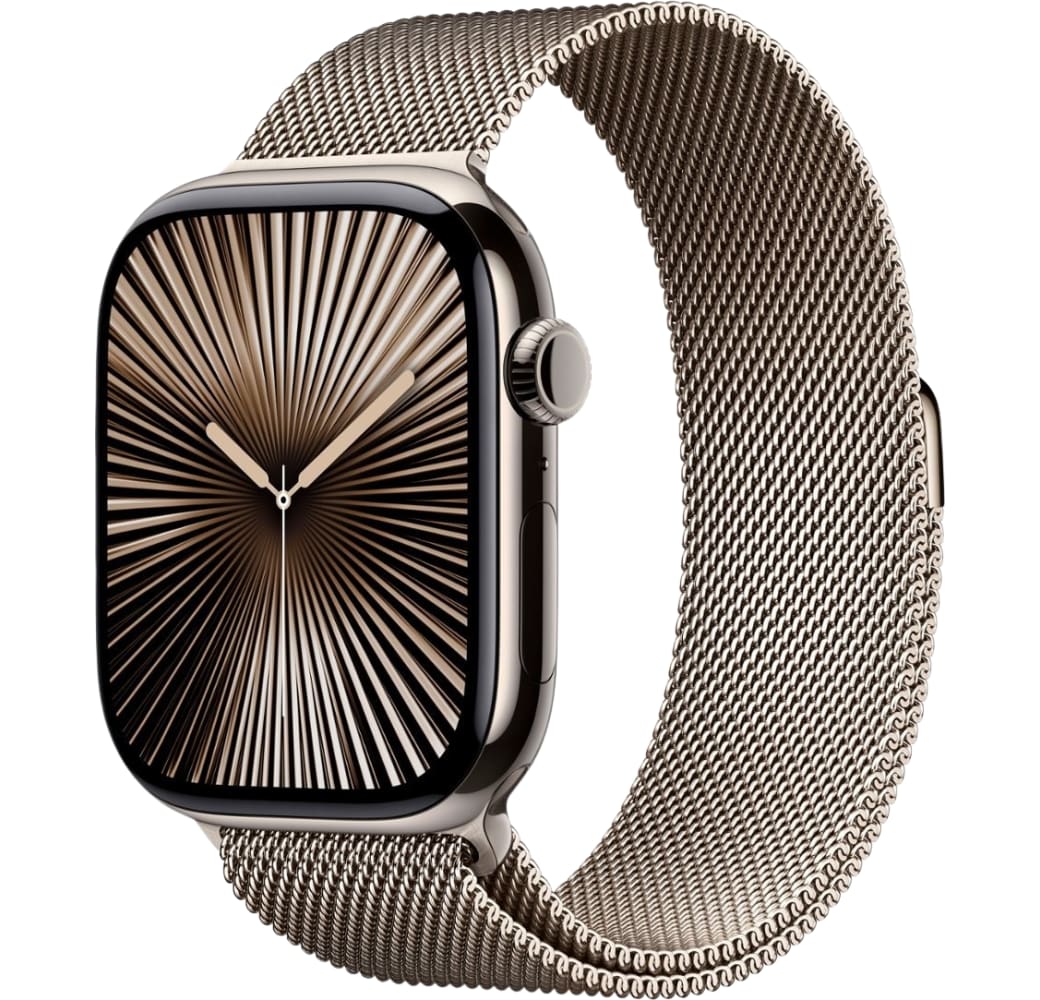 Rotsgrijs Apple Watch Series 10 GPS + mobiel, titanium kast, 46 mm.1