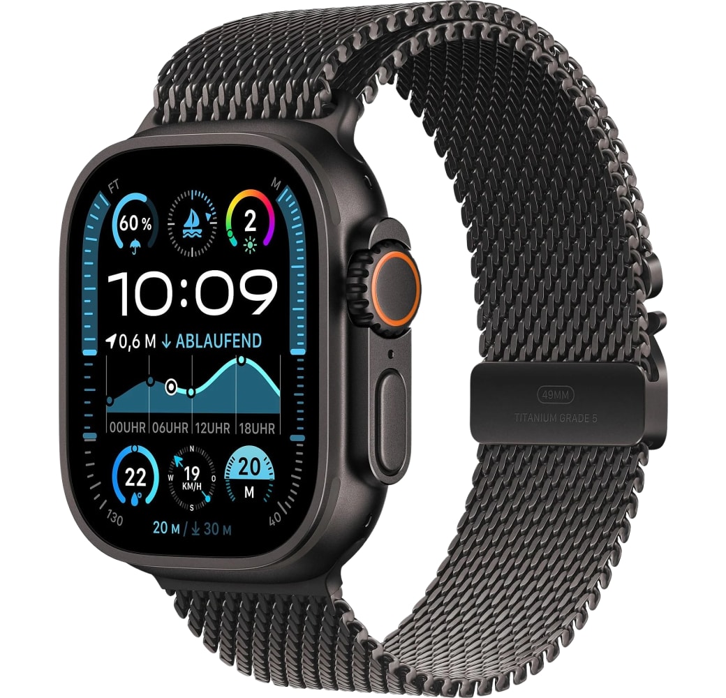 Negro Apple Watch Ultra 2 GPS + Cellular, caja de titanio, 49 mm.1