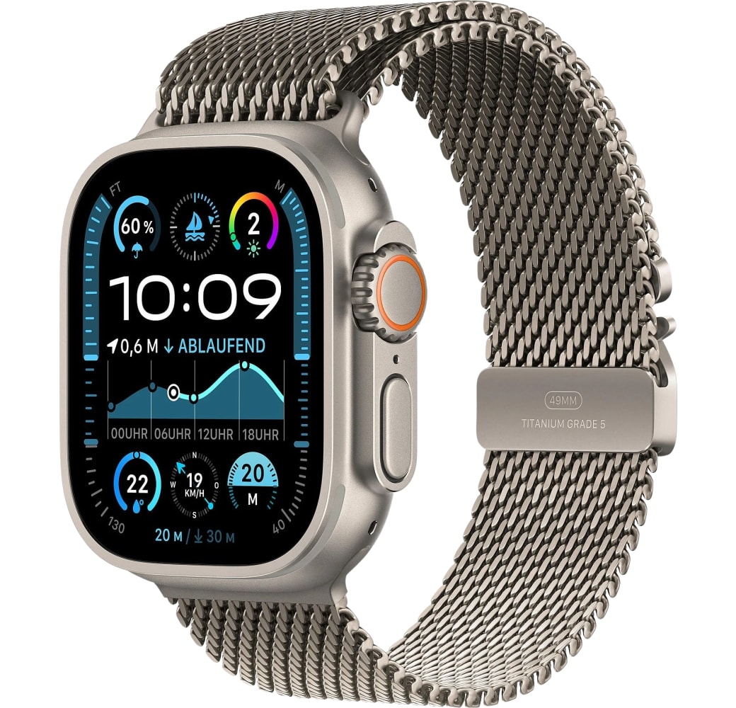 Natural Apple Watch Ultra 2 GPS + mobiel, titanium kast, 49 mm.1