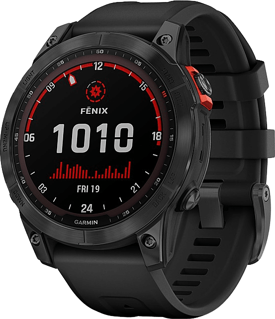Garmin FENIX 7 SOLAR, Edelstahlgehäuse und Silikonarmband, 47 mm mieten ab  34,90 € pro Monat | Grover
