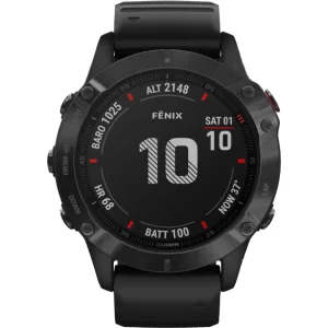 Garmin Fenix ​​6 Pro Smartwatch, Edelstahlgehäuse,  47 mm
