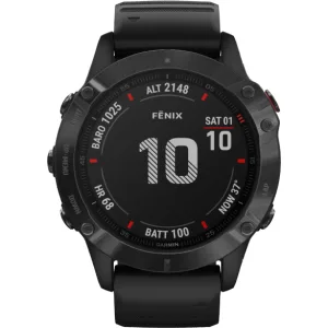 Garmin Fenix ​​6 Pro Smartwatch, Edelstahlgehäuse, 47 mm