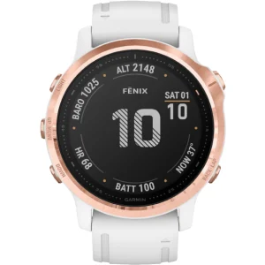 Garmin Fenix 6s Pro Smartwatch, Stainless Steel, 42mm
