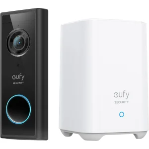 eufy Video Doorbell 2K (Battery-Powered) + Homebase 2