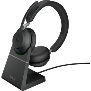 Jabra Evolve2 65 UC Stereo (USB-A) (inkl. Ladestation) Kabellose Büro-Kopfhörer