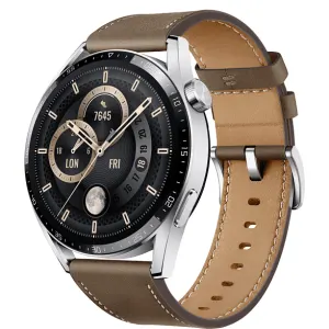 Huawei GT3 Smartwatch, Stainless Steel Case, 46mm