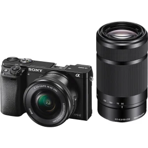 Sony Alpha 6000 Systemkamera, mit Objektiv E PZ 16-50 mm f/3.5-5.6 OSS + E 55-210mm f/4.5-6.3 OSS