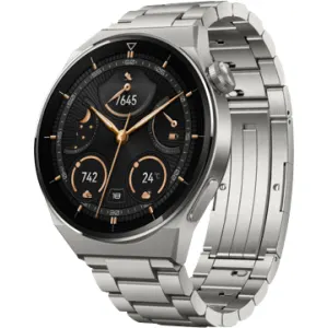 Huawei GT 3 Pro smartwatch, titanium behuizing, 46 mm