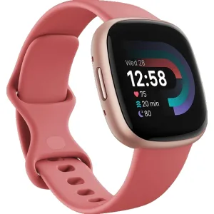 Fitbit Versa 4 Smartwatch, Aluminium Case, 40mm