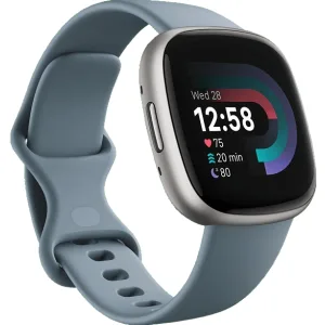 Fitbit Versa 4 Smartwatch, Aluminiumgehäuse, 40 mm