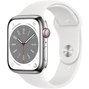 Apple Watch Series 8 GPS + Cellular, Edelstahlgehäuse, 45 mm