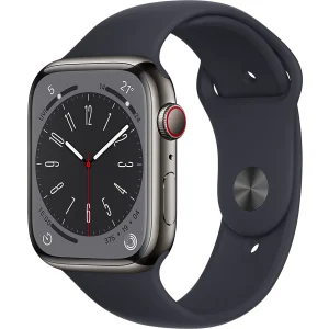 Apple Watch Series 8 GPS + Cellular, Edelstahlgehäuse, 45 mm