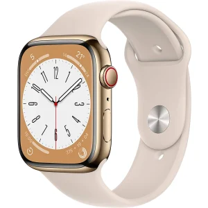 Apple Watch Series 8 GPS + Cellular, Edelstahlgehäuse, 45 mm