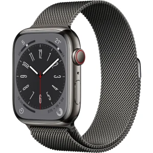 Apple Watch Series 8 GPS + Cellular, Stainless Steel Case, 45mm