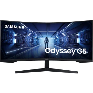 Samsung - 34" Odyssey G5 G55T Gaming Monitor LC34G55TWWPXEN