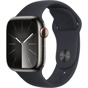 Apple Watch Series 9 GPS + Cellular, Stainless Steel Case, 41mm