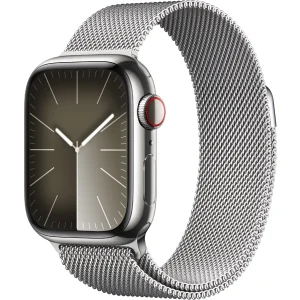 Apple Watch Series 9 GPS + Cellular, Stainless Steel Case, 41mm