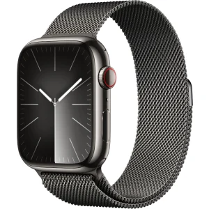 Apple Watch Series 9 GPS + Cellular, Stainless Steel Case, 45mm