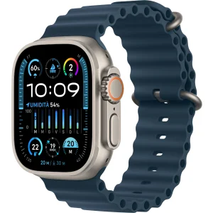 Apple Watch Ultra 2 GPS + mobiel, titanium behuizing, 49 mm