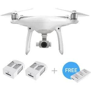 DJI Phantom 4 with Two extra Batteries and Battery Charging Hub