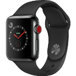 Apple Watch Series 3 GPS + Cellular, 38mm Stainless steel case, Sport band
