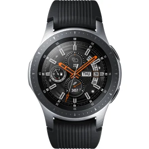 Samsung Galaxy Watch LTE, 46mm Stainless steel case, Silicone band