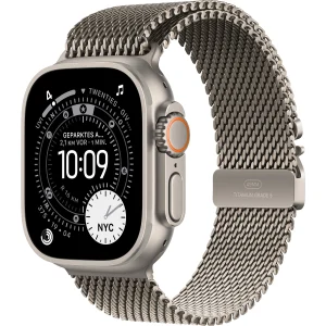 Apple Watch Ultra 3 GPS + Cellular, Titanium Case, Milanese Band, 49mm