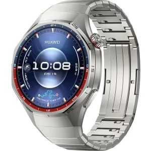Huawei Watch GT6 Pro Smartwatch, Titan-Gehäuse, 46 mm