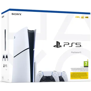 SONY PlayStation®5 with Disc Drive - 2x DualSense® Wireless-Controller Bundle