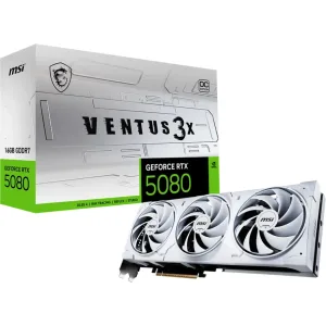 MSI MSI GeForce RTX 5080 16G VENTUS 3X OC WHITE Tarjeta gráfica