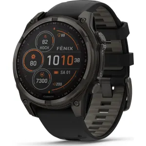 Garmin Fēnix® 8 Solar Smartwatch, Titanium case, 47mm