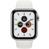 Blanco Apple Watch Series 5 GPS + Celular, acero inoxidable, 44 mm.1